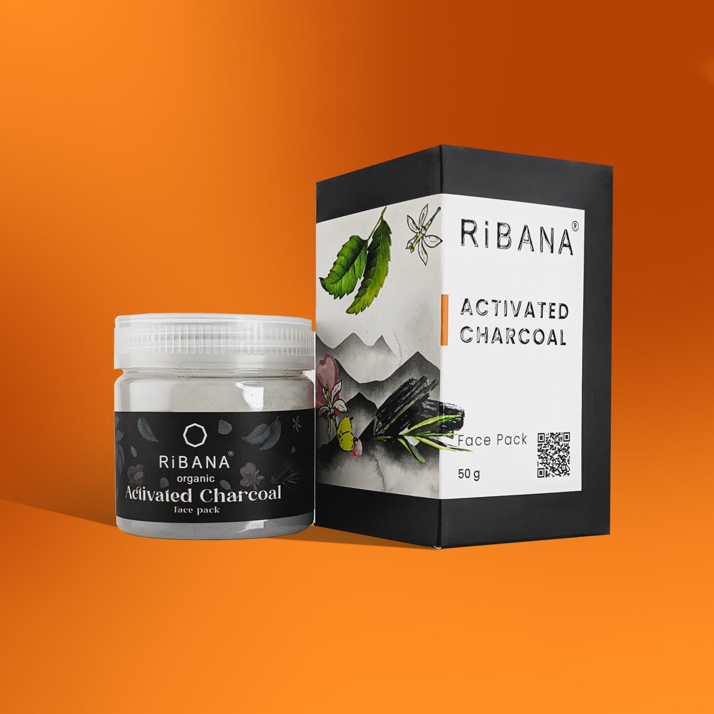 RiBANA Activated Charcoal Face Pack