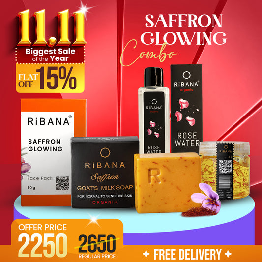 Ribana Saffron Glowing Combo - 10% Discount