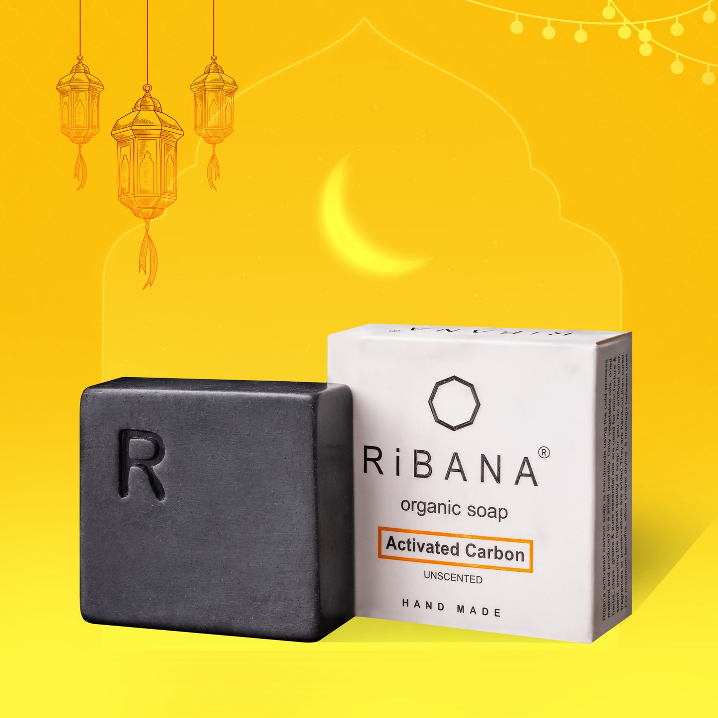RiBANA Activated Carbon Soap - 95gm