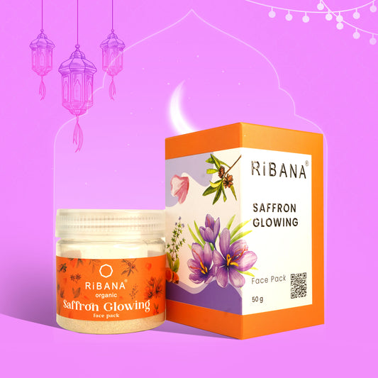RiBANA Saffron Glowing Face Pack - 100gm