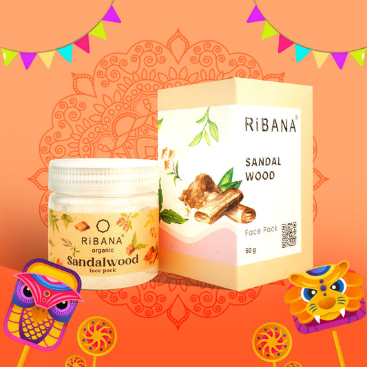 RiBANA Sandalwood Face Pack - 50gm