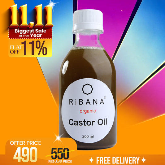 RiBANA Organic Castor Oil - 200ml