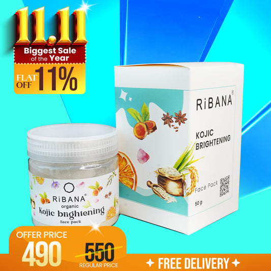 RiBANA Kojic Brightening Face Pack - 50gm