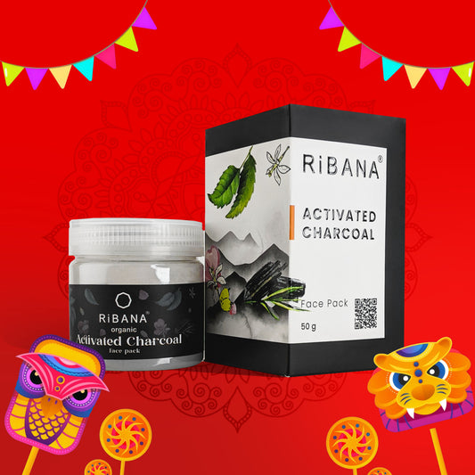 RiBANA Activated Charcoal Face Pack - 50gm