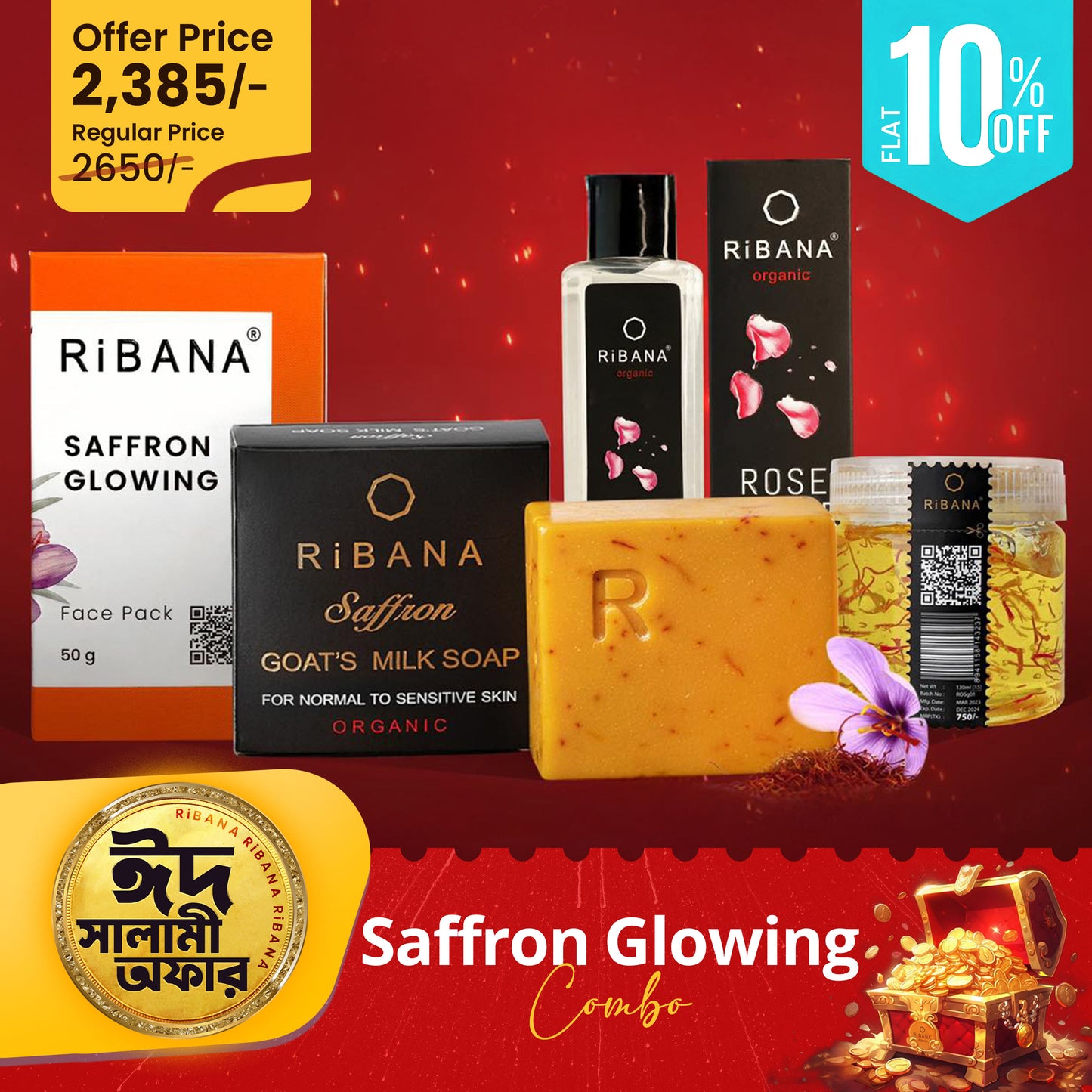 Ribana Saffron Glowing Combo