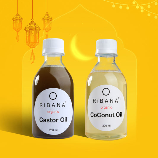 Ribana Oil Combo ( Coconut Oil 200ml and Castor Oil 200ml )
