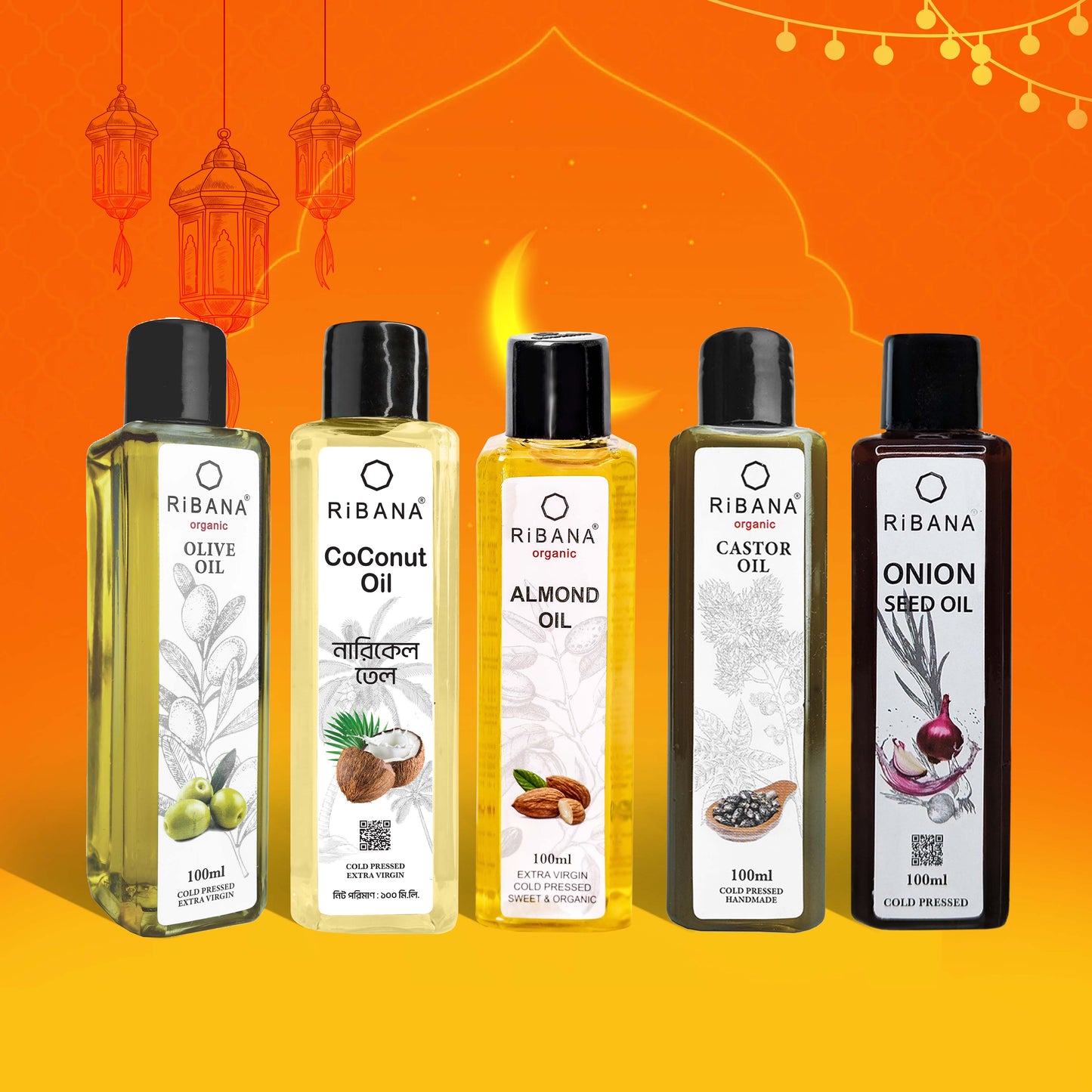 Ribana Organic Oil Combo Gift Box