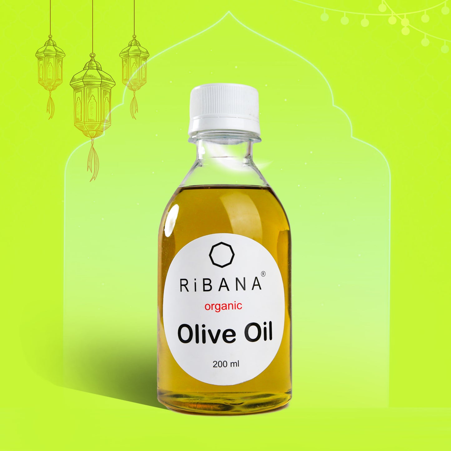 Ribana Olive Oil - 200 ML | ১০০% খাঁটি জয়তুনের তেল