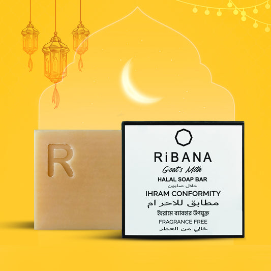RiBANA Goat's Milk Halal Soap Bar - 50 gm