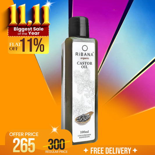 RiBANA Organic Castor Oil - 100ml