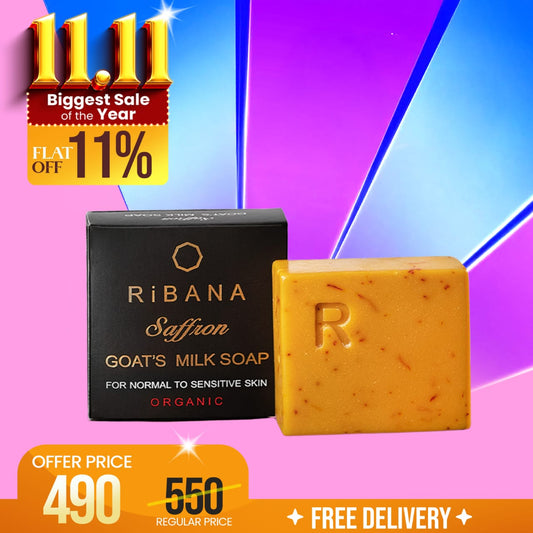 Ribana Saffron Goat Milk Soap 50gm and 100gm