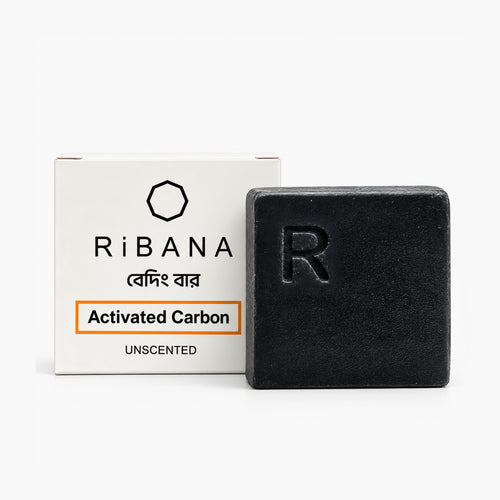 RiBANA Activated Carbon Soap - 95gm