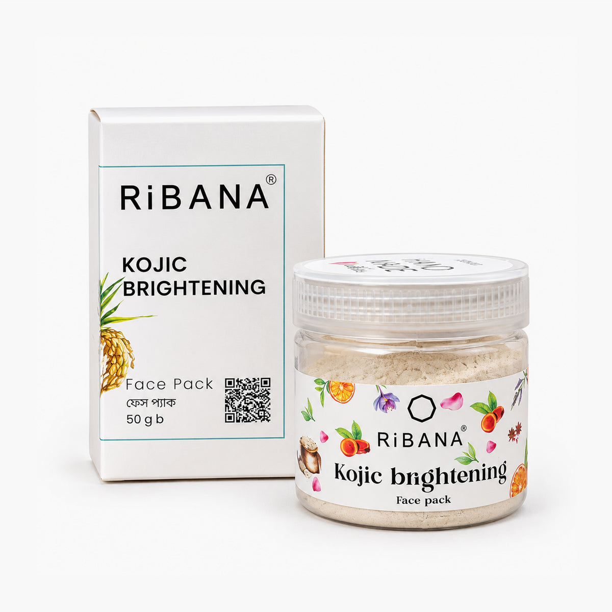 RiBANA Kojic Brightening Face Pack - 50gm