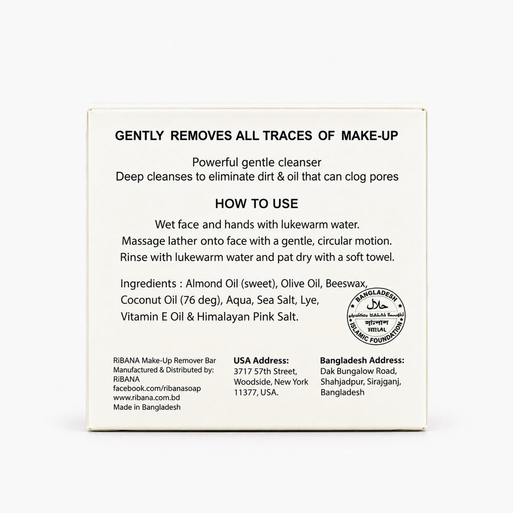 RiBANA Makeup Remover Soap - 95gm