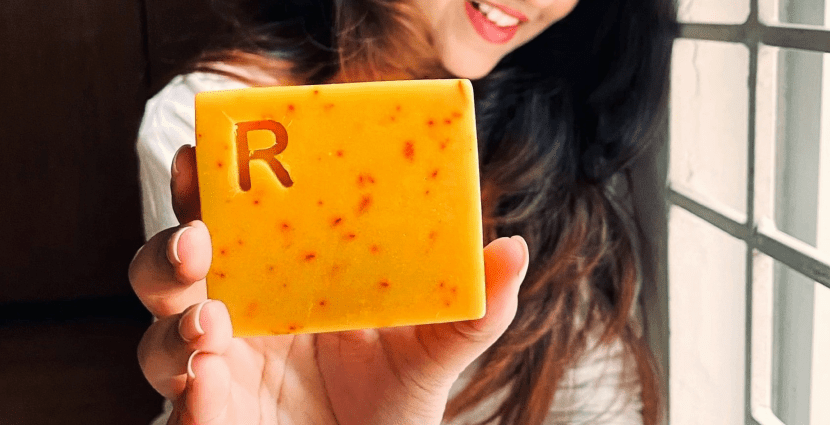 RiBANA Saffron Goat's Milk Soap - 110gm